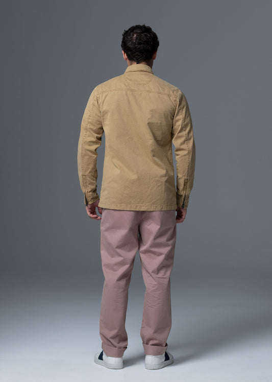 Chemise beige AXIUM JAGUARD