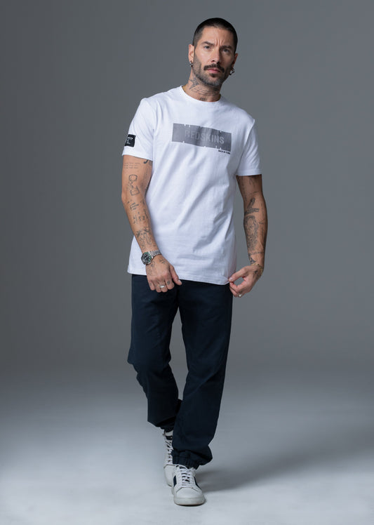 T-shirt blanc BARS QUICK