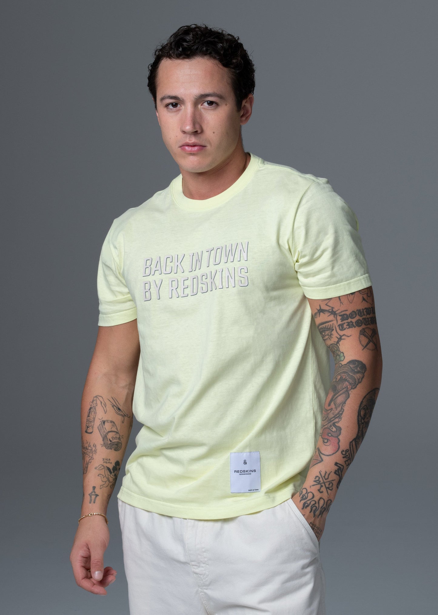 T-shirt jaune GRAPHICO MARK