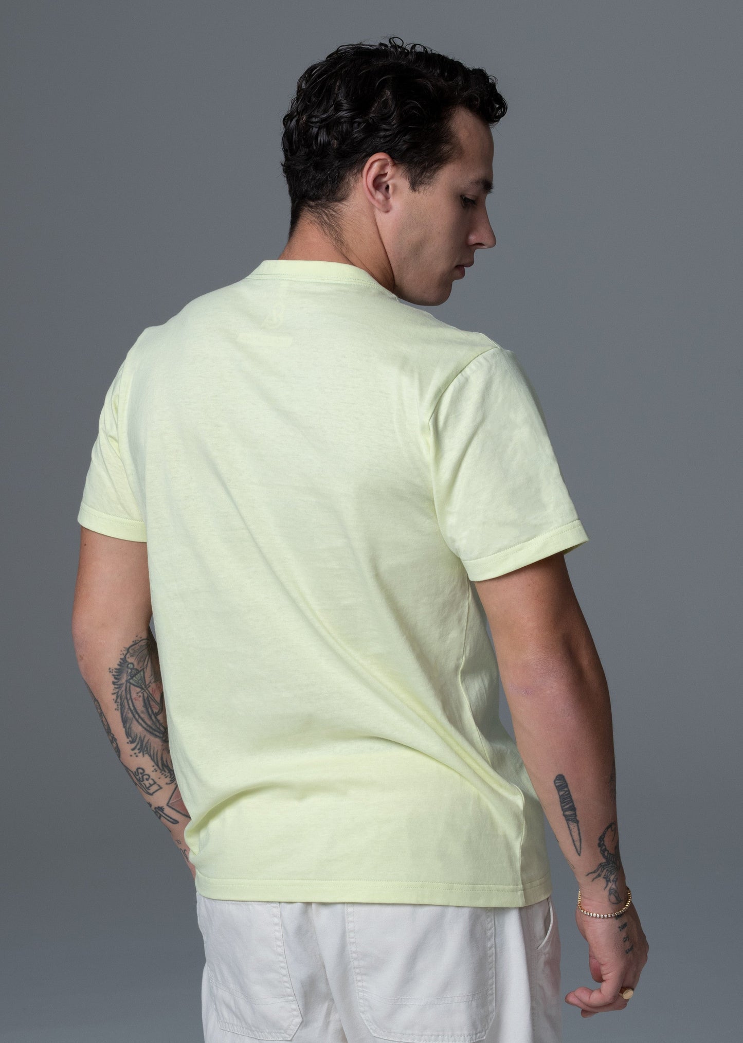 T-shirt jaune GRAPHICO MARK