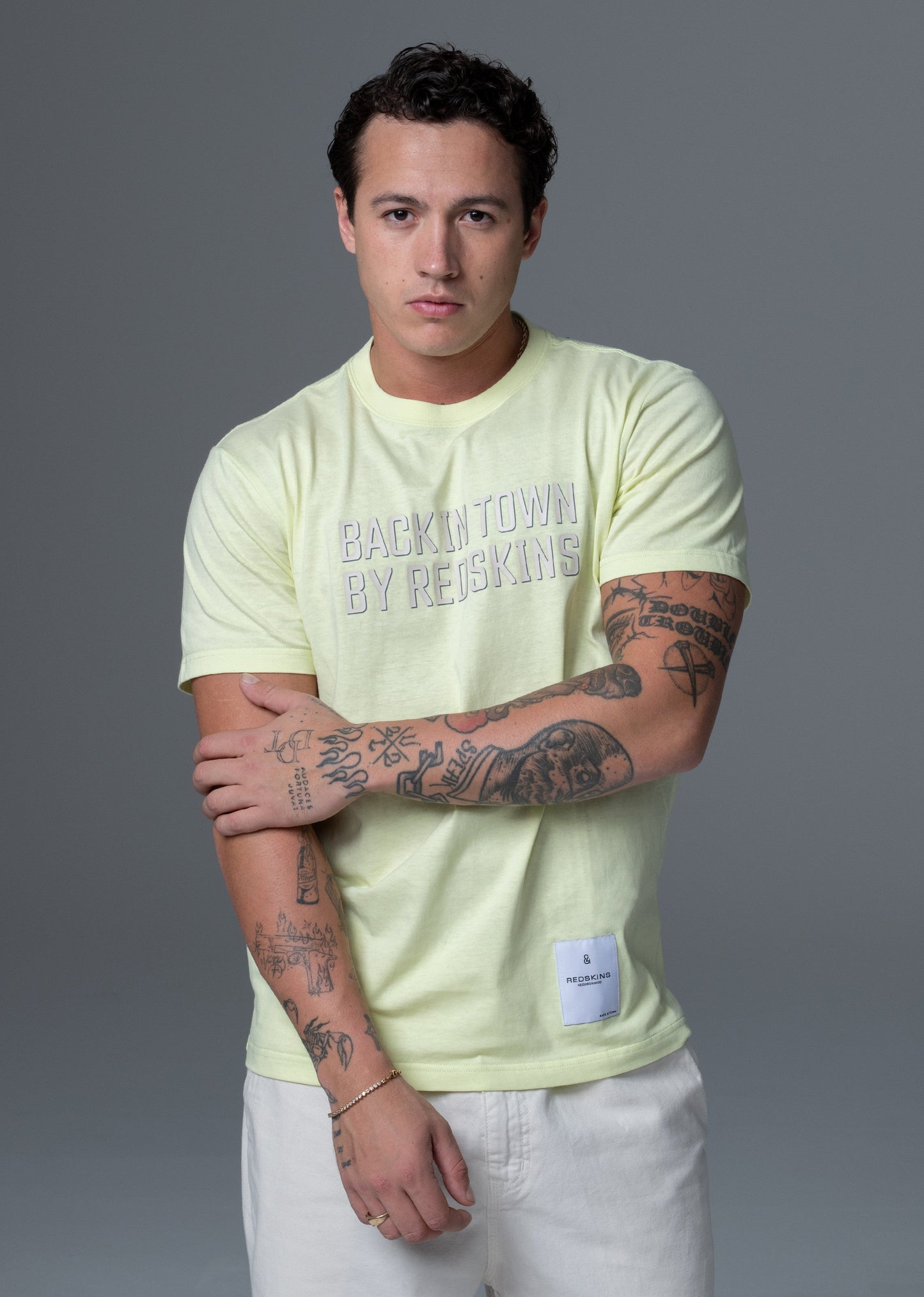 T-shirt jaune GRAPHICO MARK