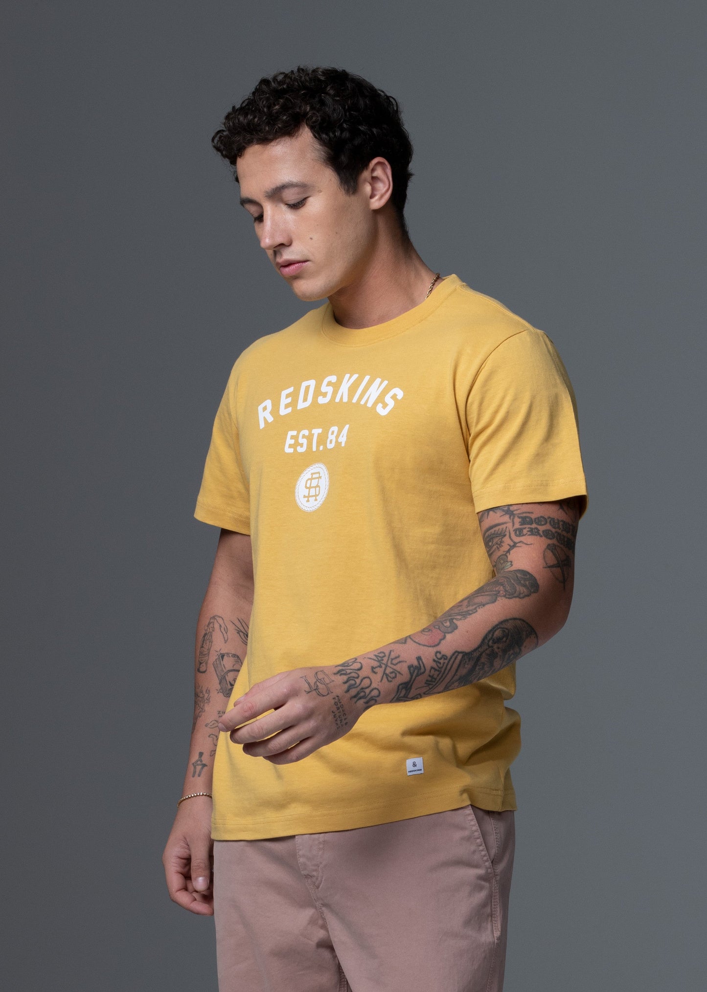 T-shirt jaune JONJON MARK