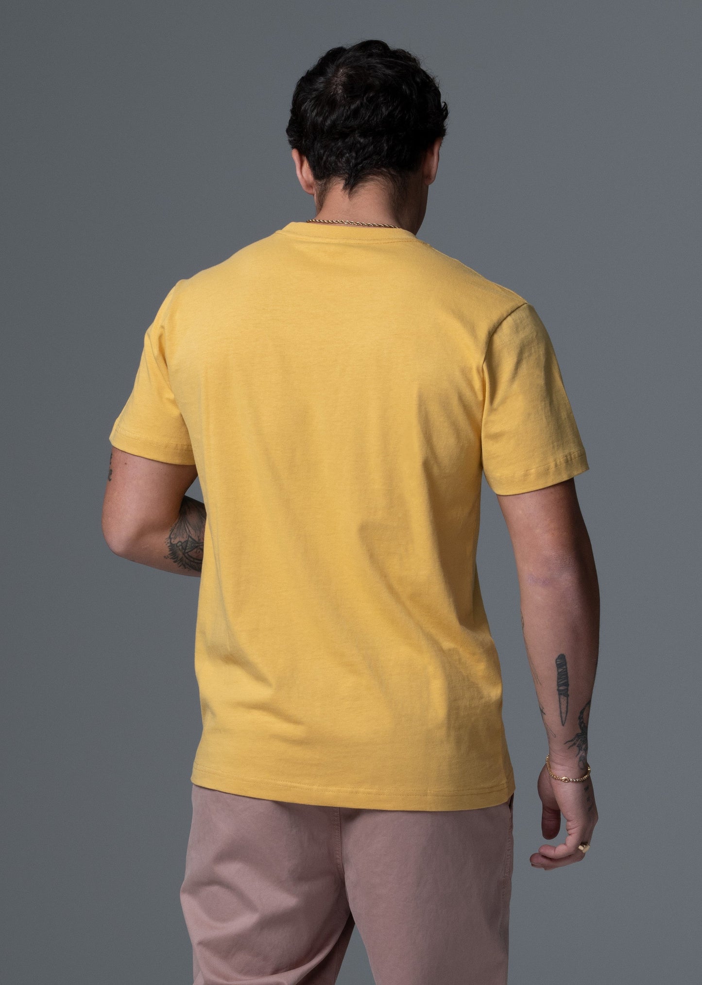 T-shirt jaune JONJON MARK