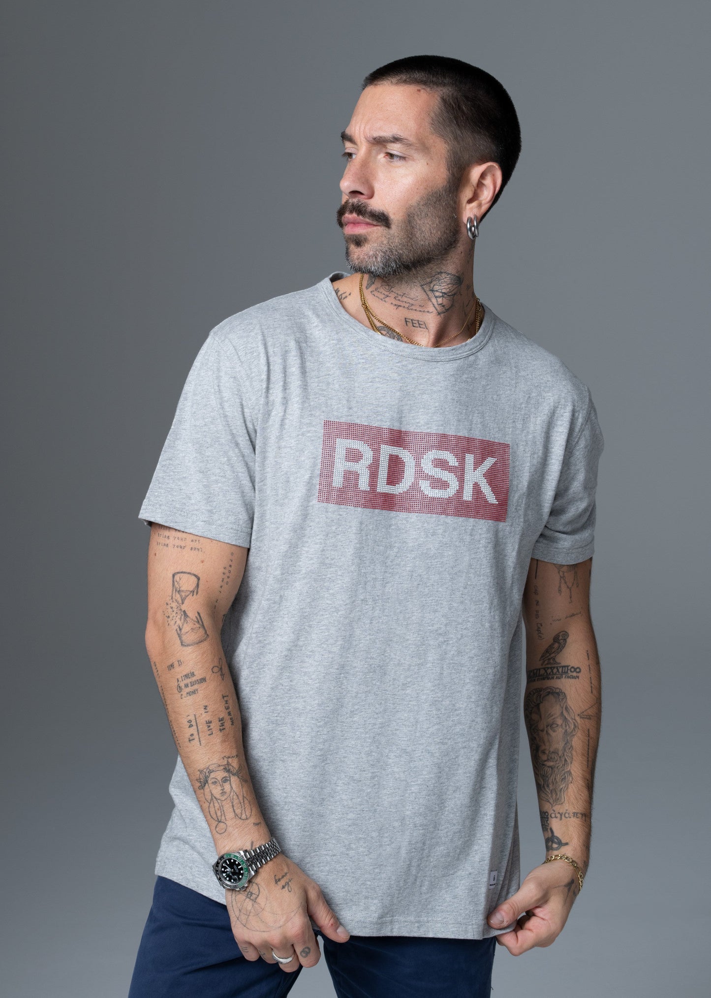 T-shirt gris KYTE BOSS