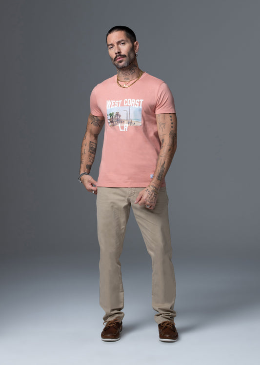 T-shirt rose SPHAX MAPS