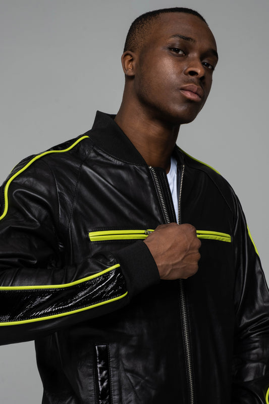 Blouson en cuir UNATHI REFRESH