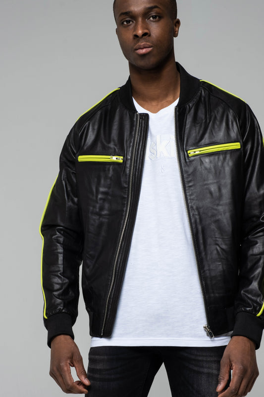 Blouson en cuir UNATHI REFRESH