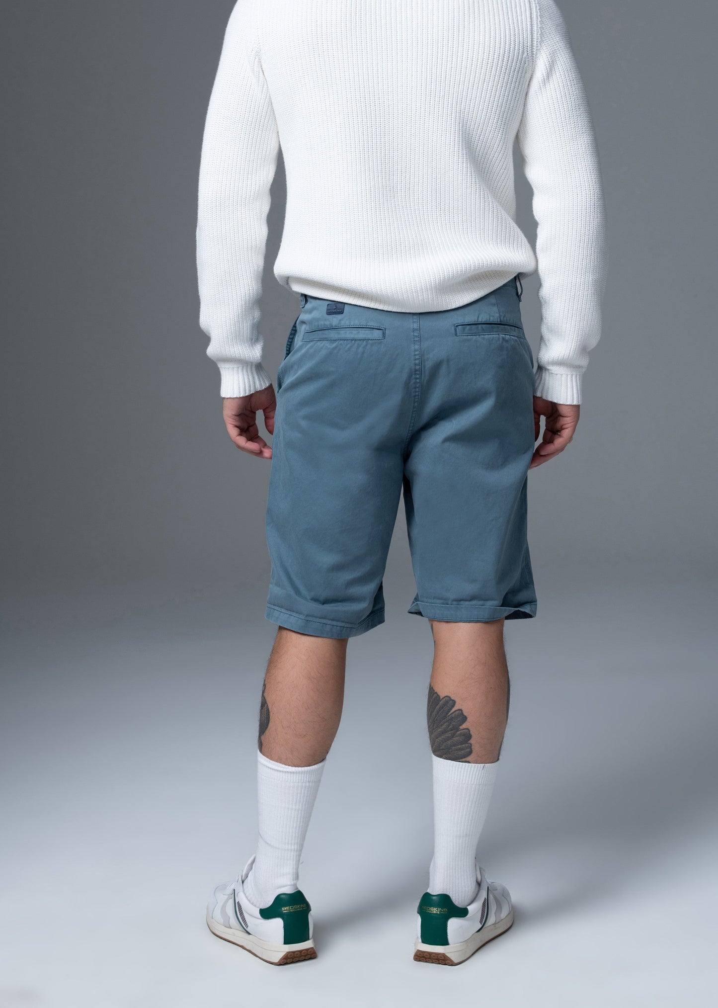 Short bleu STATSON JAGUARD