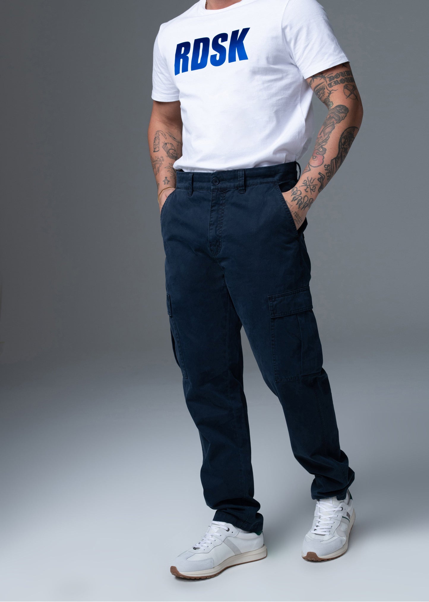 Pantalon bleu marine STICK JOE