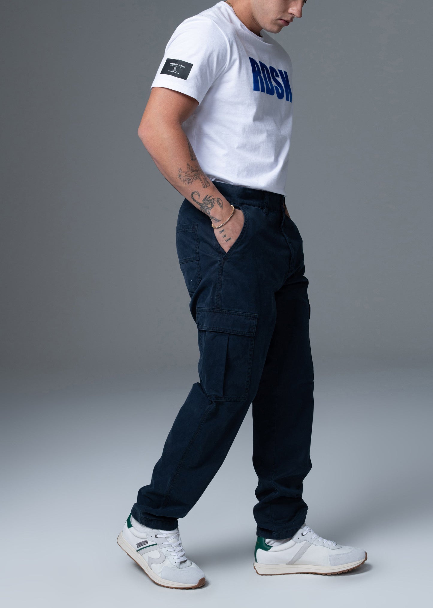 Pantalon bleu marine STICK JOE