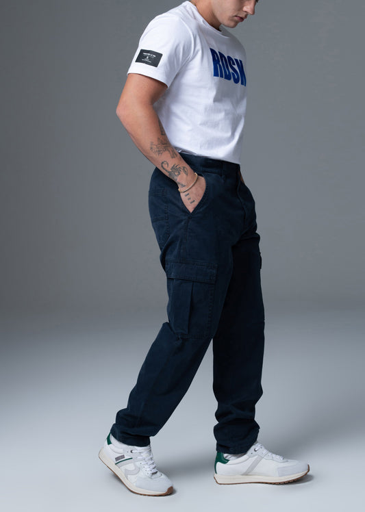 Pantalon bleu marine STICK JOE