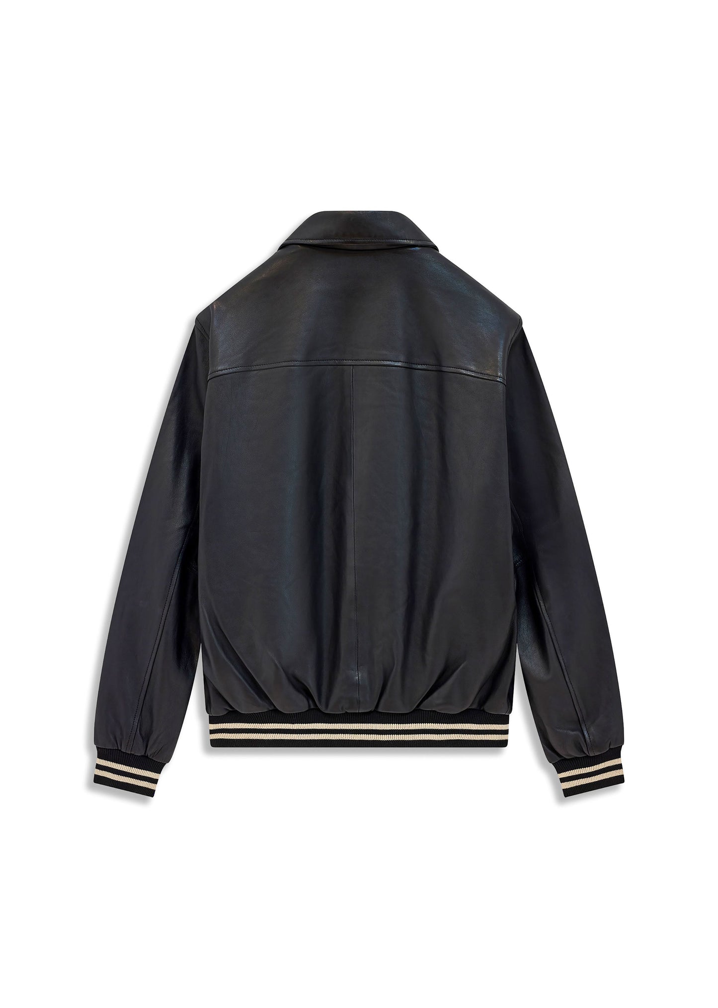 Blouson En Cuir noir SPARK CARAT