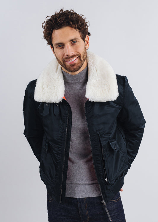 Blouson bleu marine AIRCRAFT PHENIX