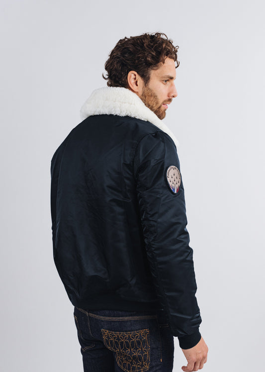 Blouson bleu marine AIRCRAFT PHENIX