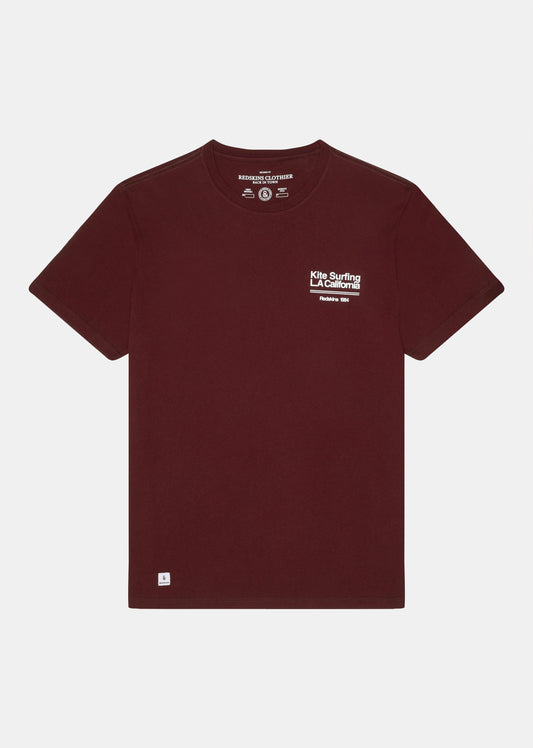T-shirt rouge STUZ MAPS