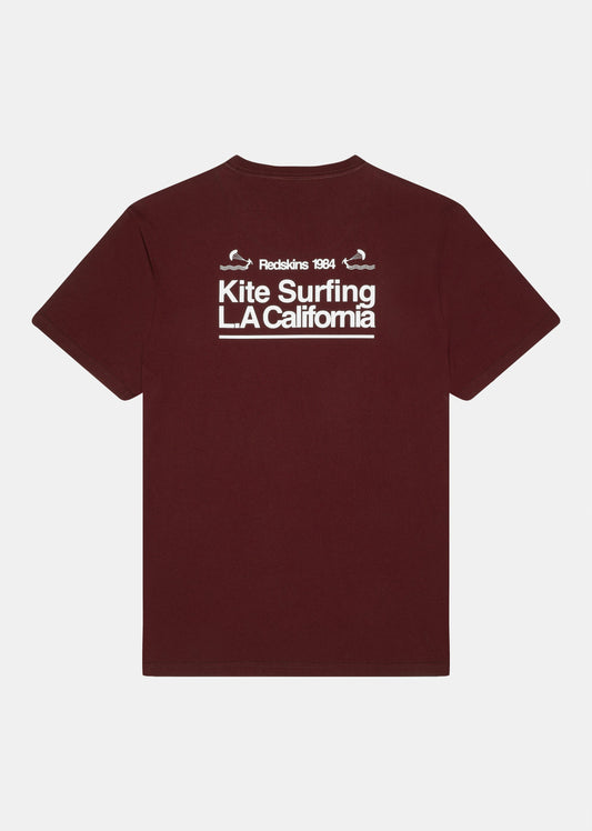 T-shirt rouge STUZ MAPS