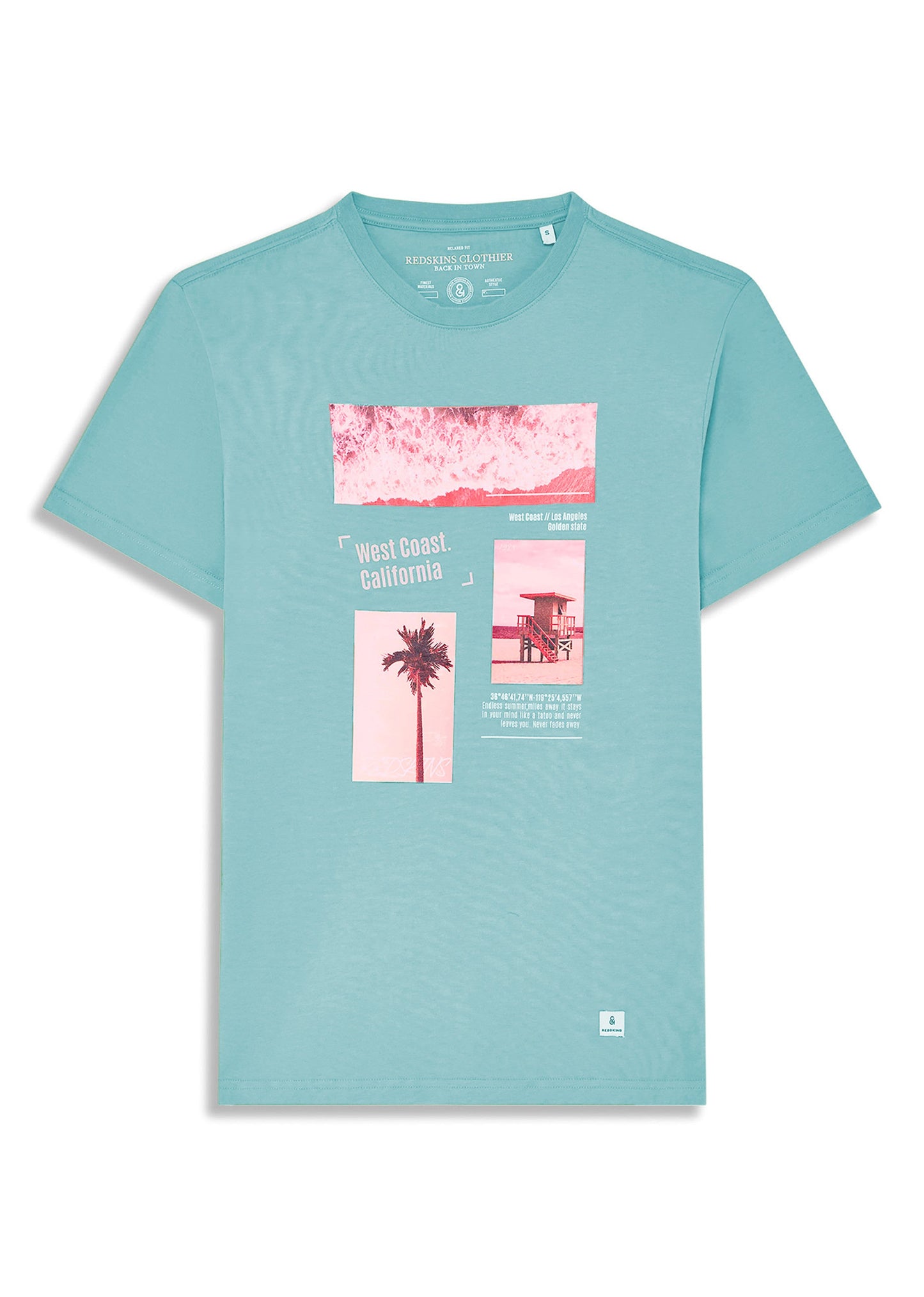 T-shirt bleu marine PALMISLAND MARK