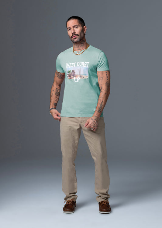 T-shirt vert SPHAX MAPS