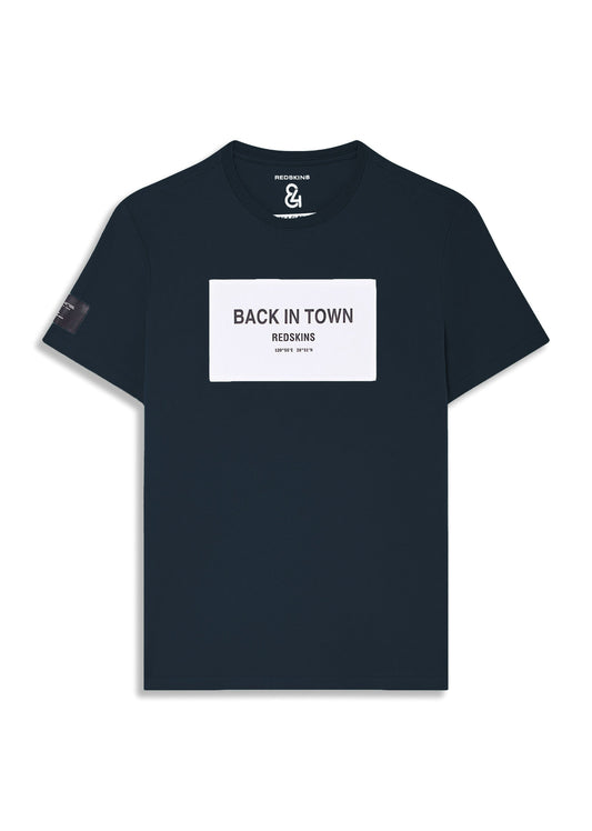 T-shirt bleu marine TOWN QUICK