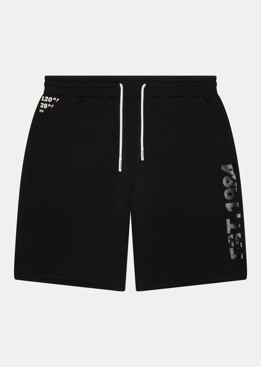 JOGGING short noir KURV QUOTE