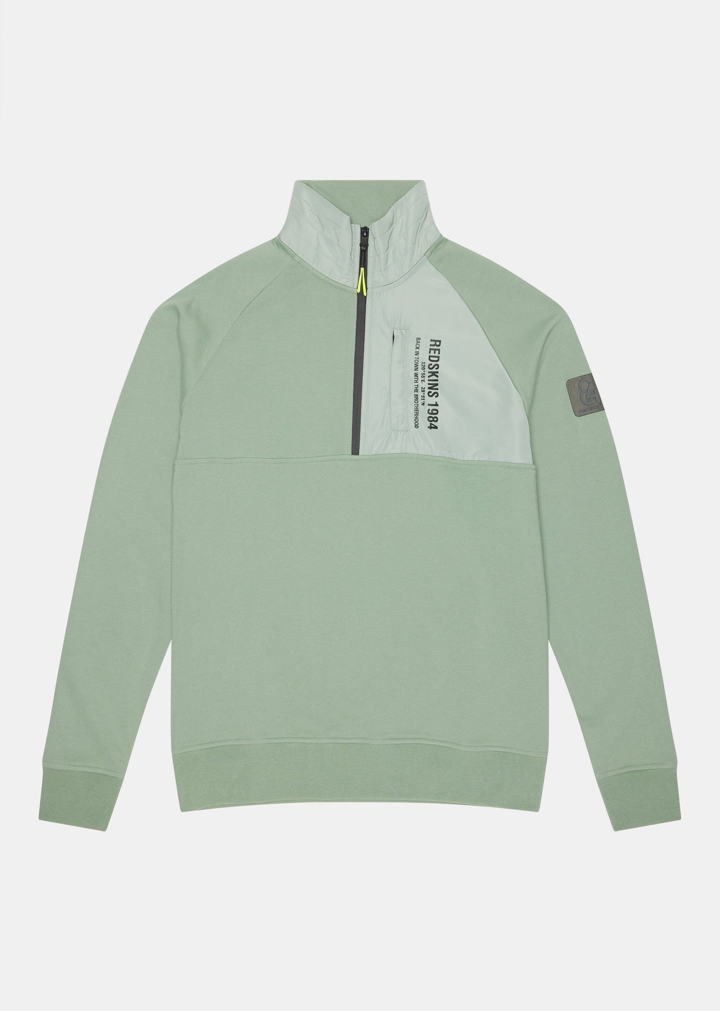 Sweatshirt vert PARIS QUARK