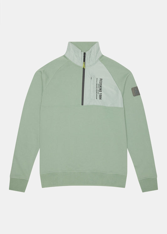 Sweatshirt vert PARIS QUARK