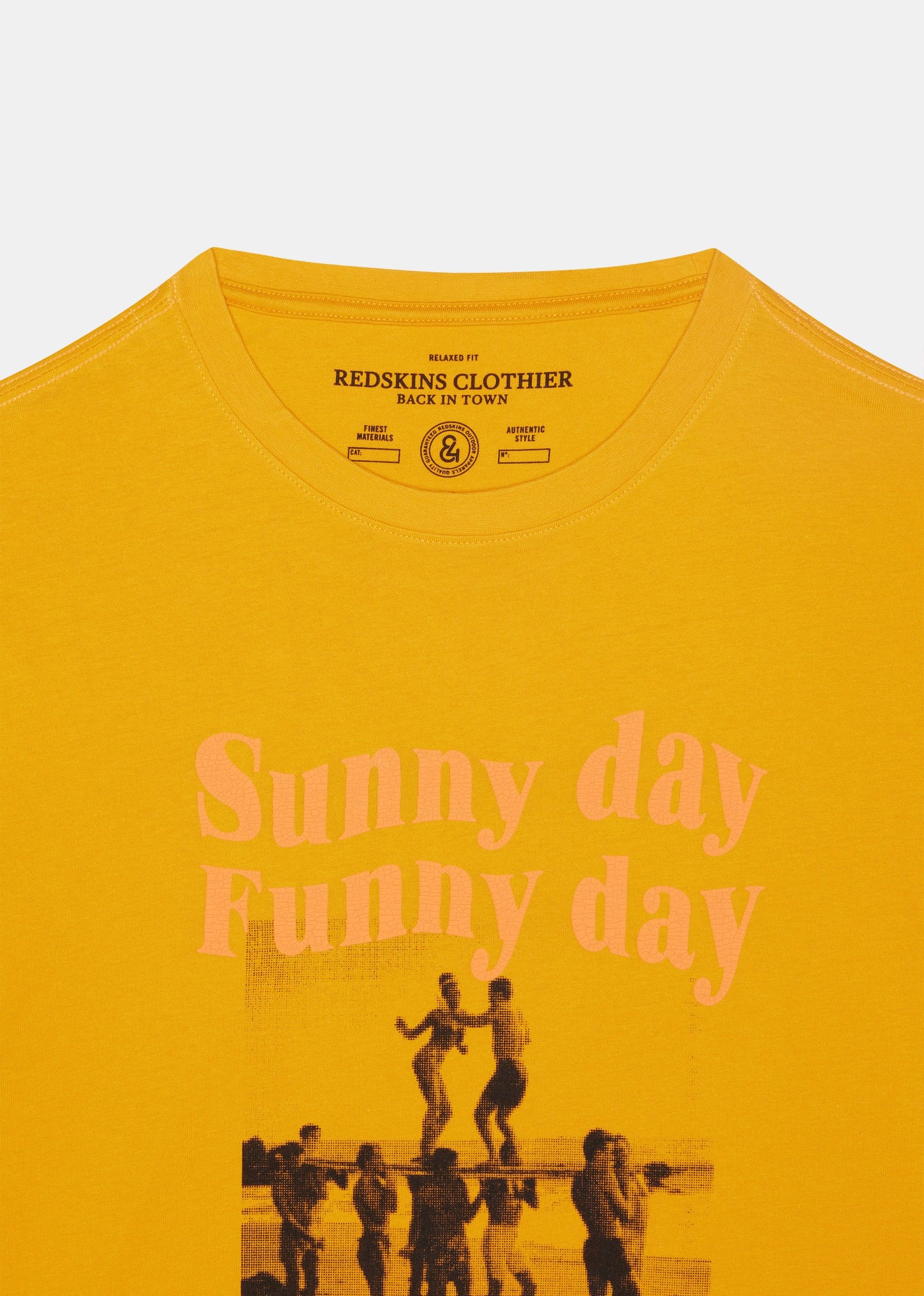 T-shirt orange STAIR MAPS