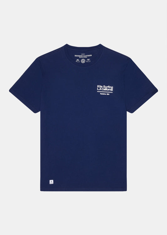 T-shirt bleu marine STUZ MAPS
