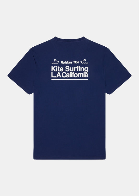 T-shirt bleu marine STUZ MAPS