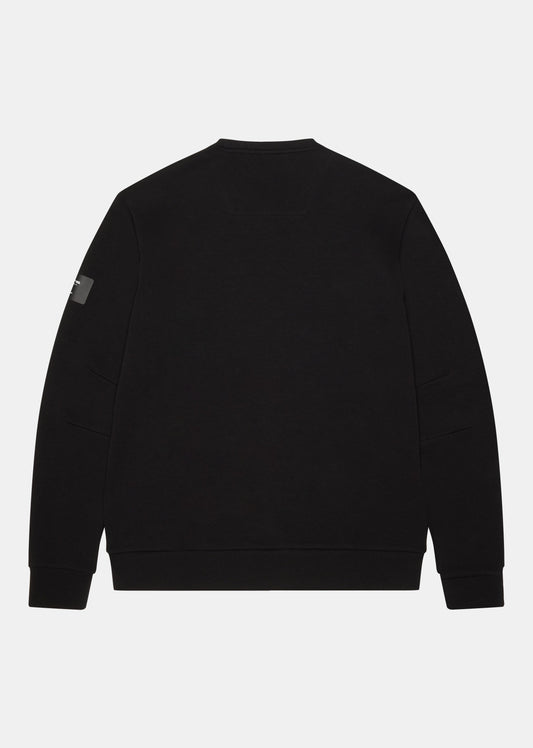 Sweatshirt noir TACTIC QUOTE