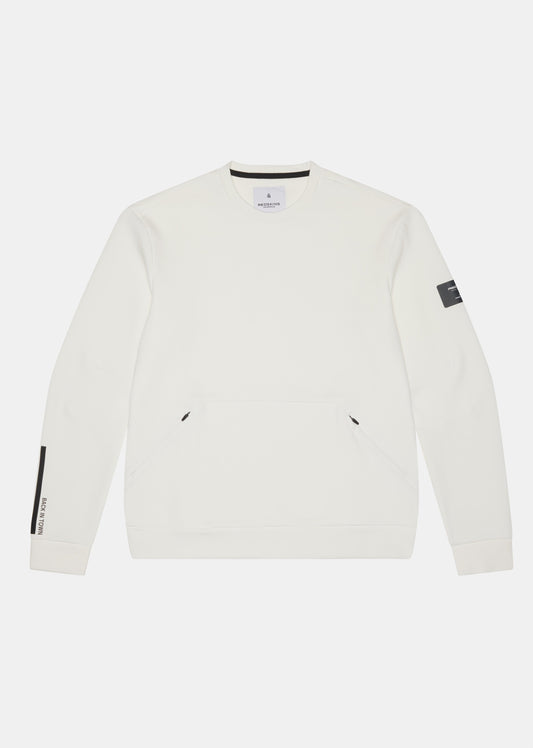 Sweatshirt blanc TACTIC QUOTE