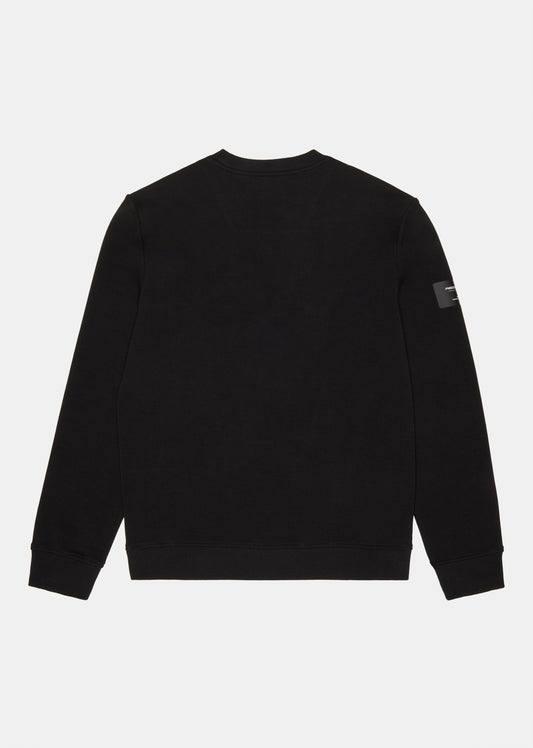 Sweatshirt noir TECH QUOTE