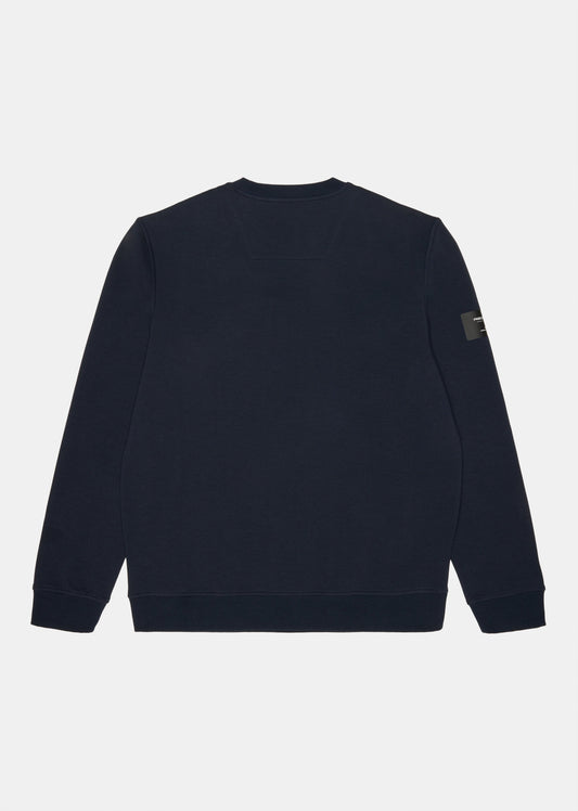 Sweatshirt bleu marine TECH QUOTE