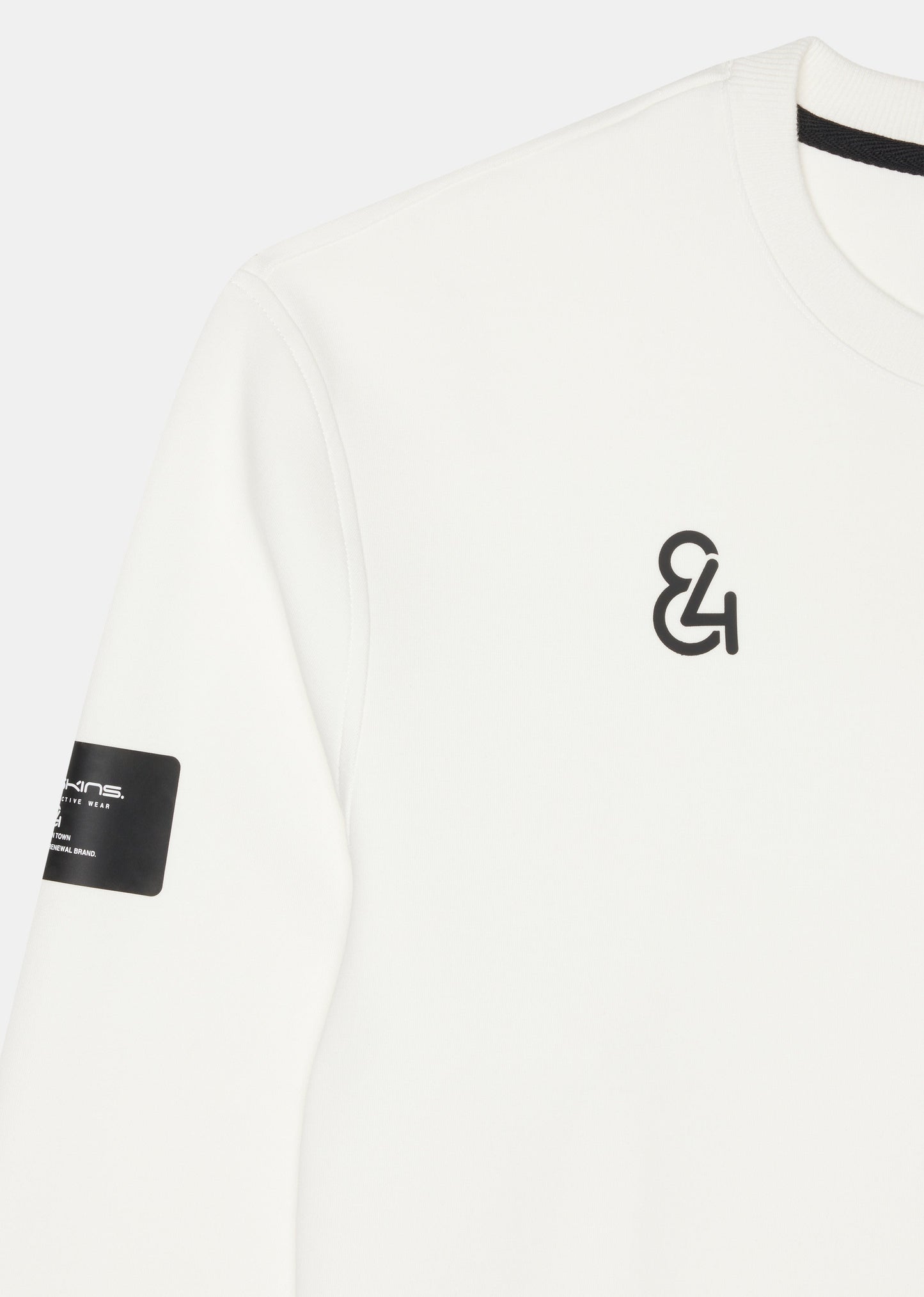 Sweatshirt blanc TECH QUOTE