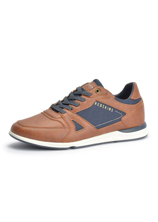 Baskets cognac / marines ACTUELI