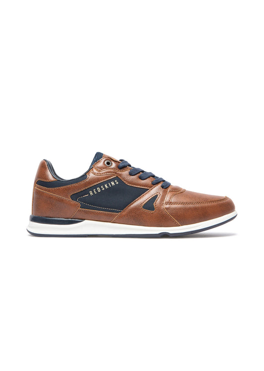 Baskets cognac / marines ACTUELI