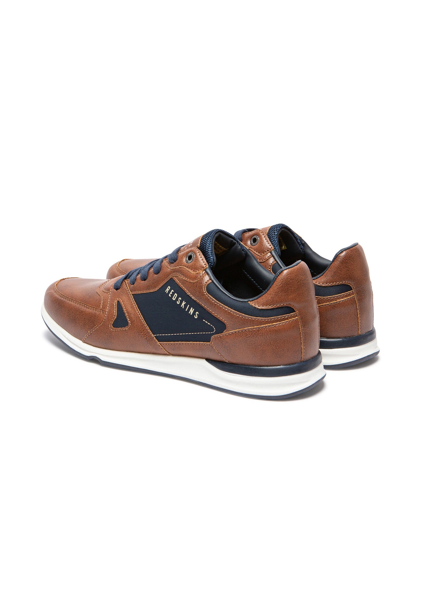 Baskets cognac / marines ACTUELI