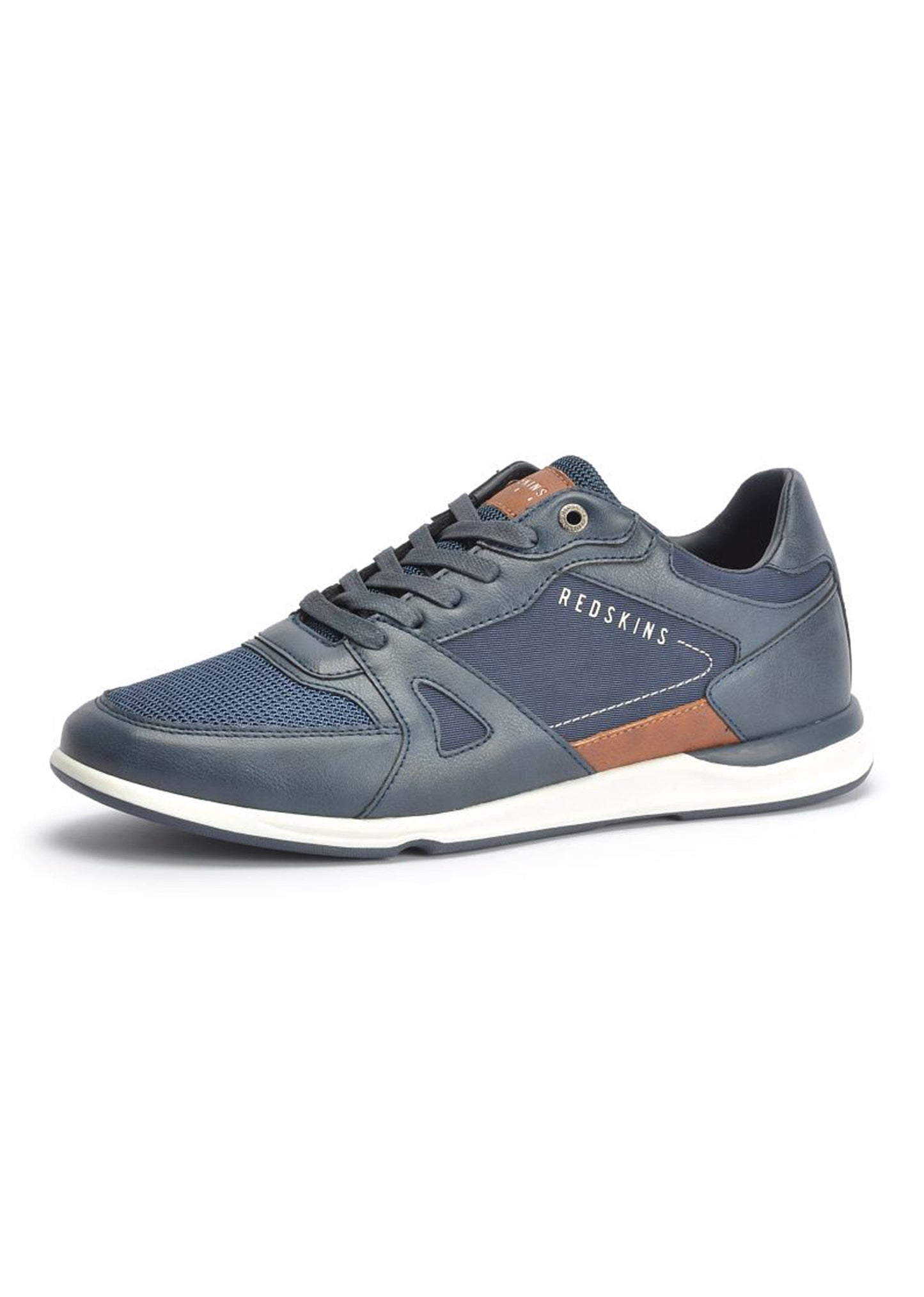 Baskets cognac / marines ACTUEL