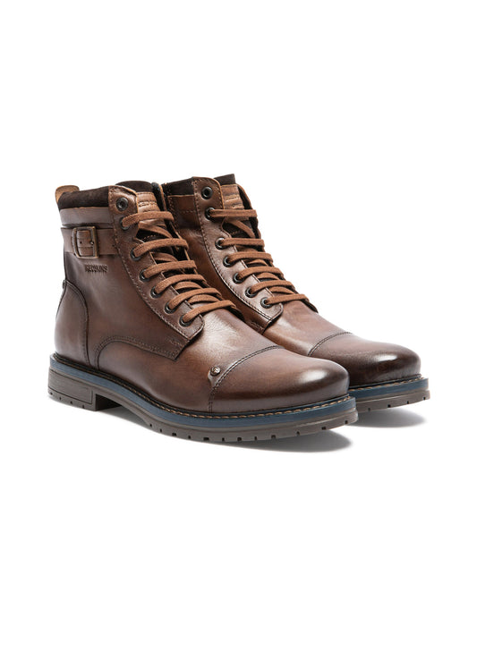 Boots cognac marron TENDANCE