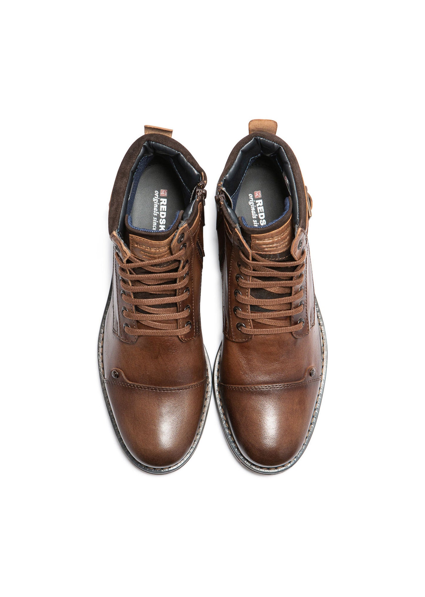 Boots cognac marron TENDANCE