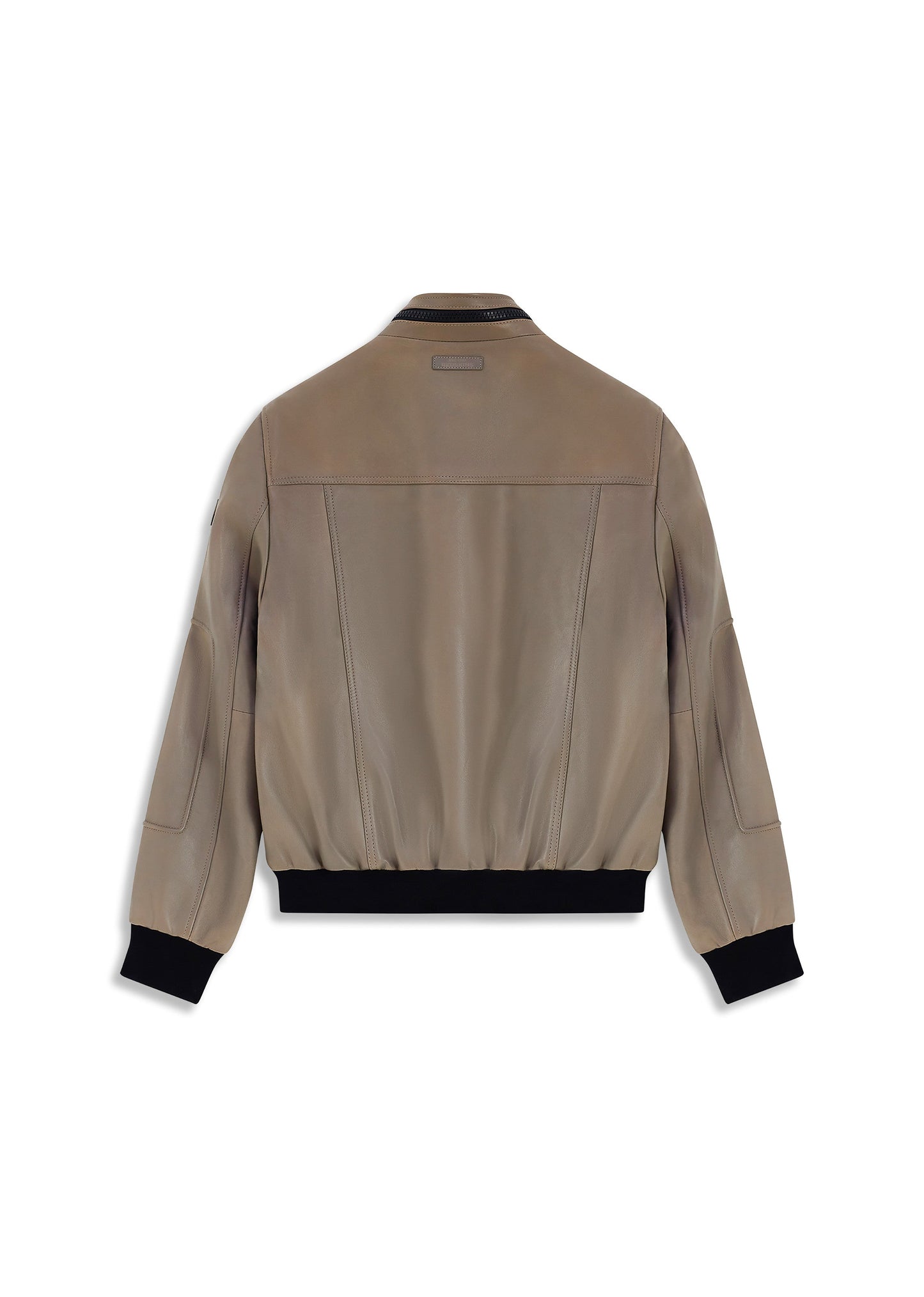 Blouson En Cuir gris ATHENS VINTAGE