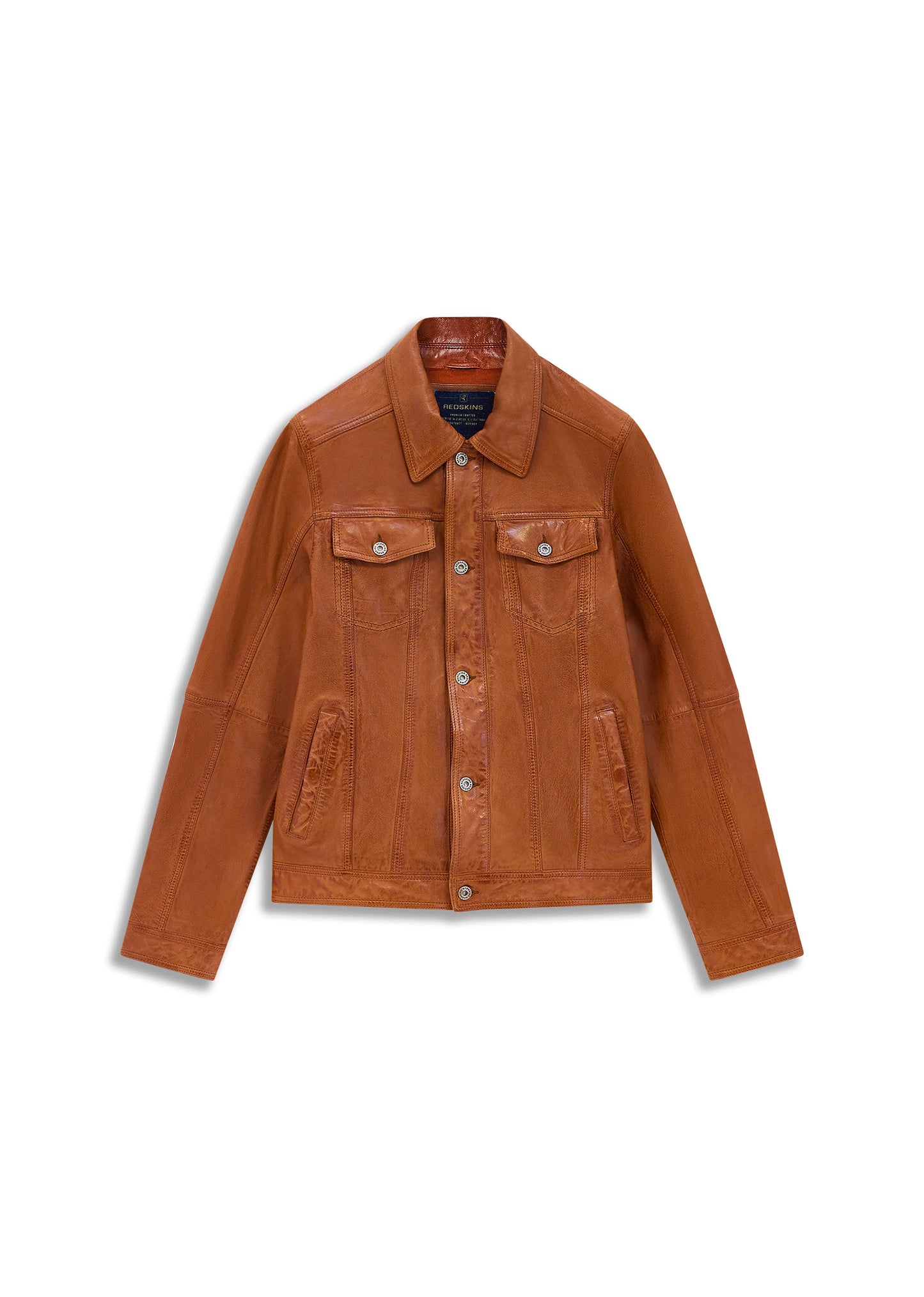 Veste en cuir or MASTER MUSTANG