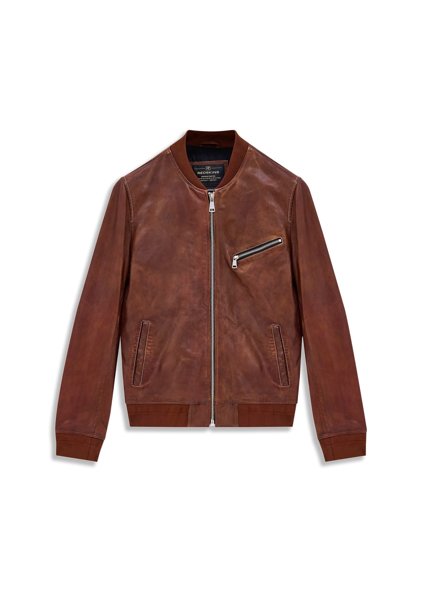 Blouson En Cuir marron STEREO DITY