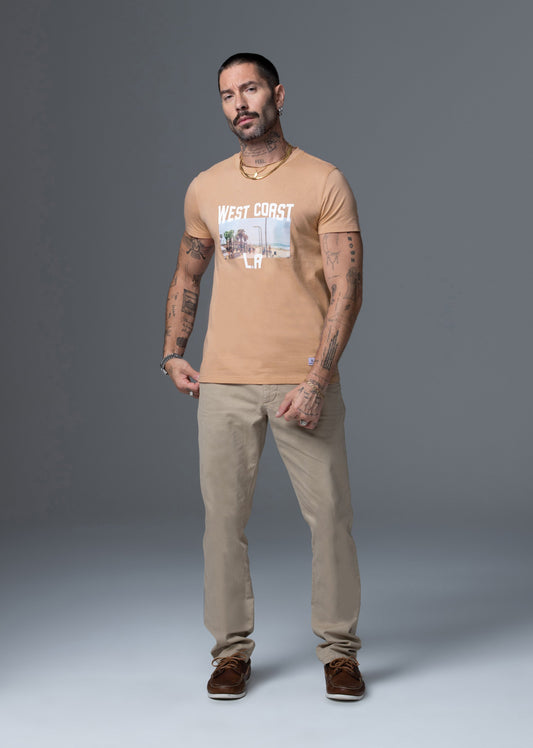 T-shirt orange SPHAX MAPS
