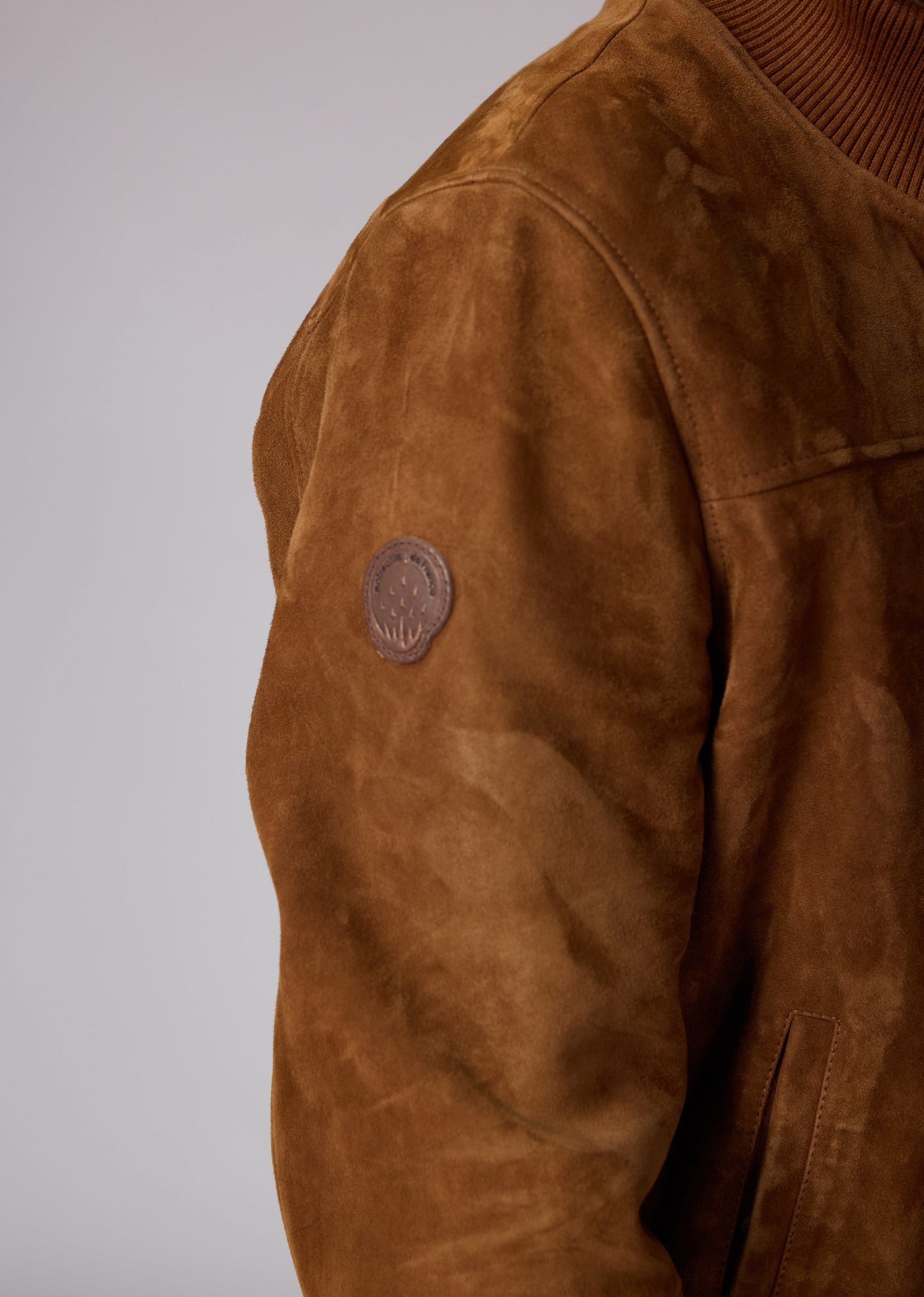 Blouson En Cuir camel SIKI FALCON