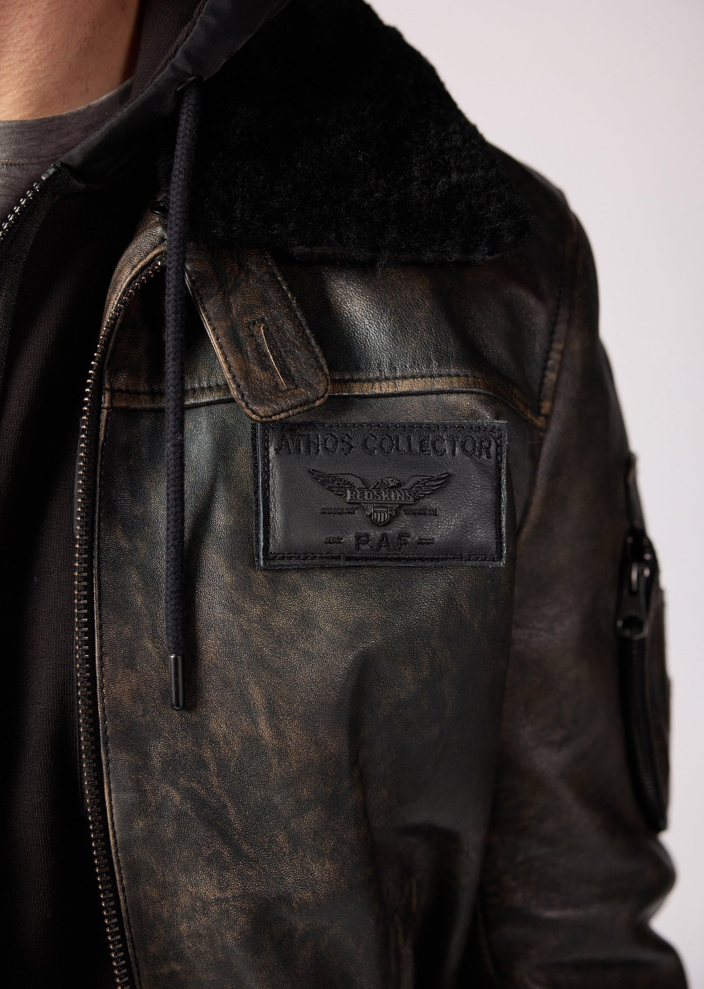 Cuir bleu marine RAFAL YCON