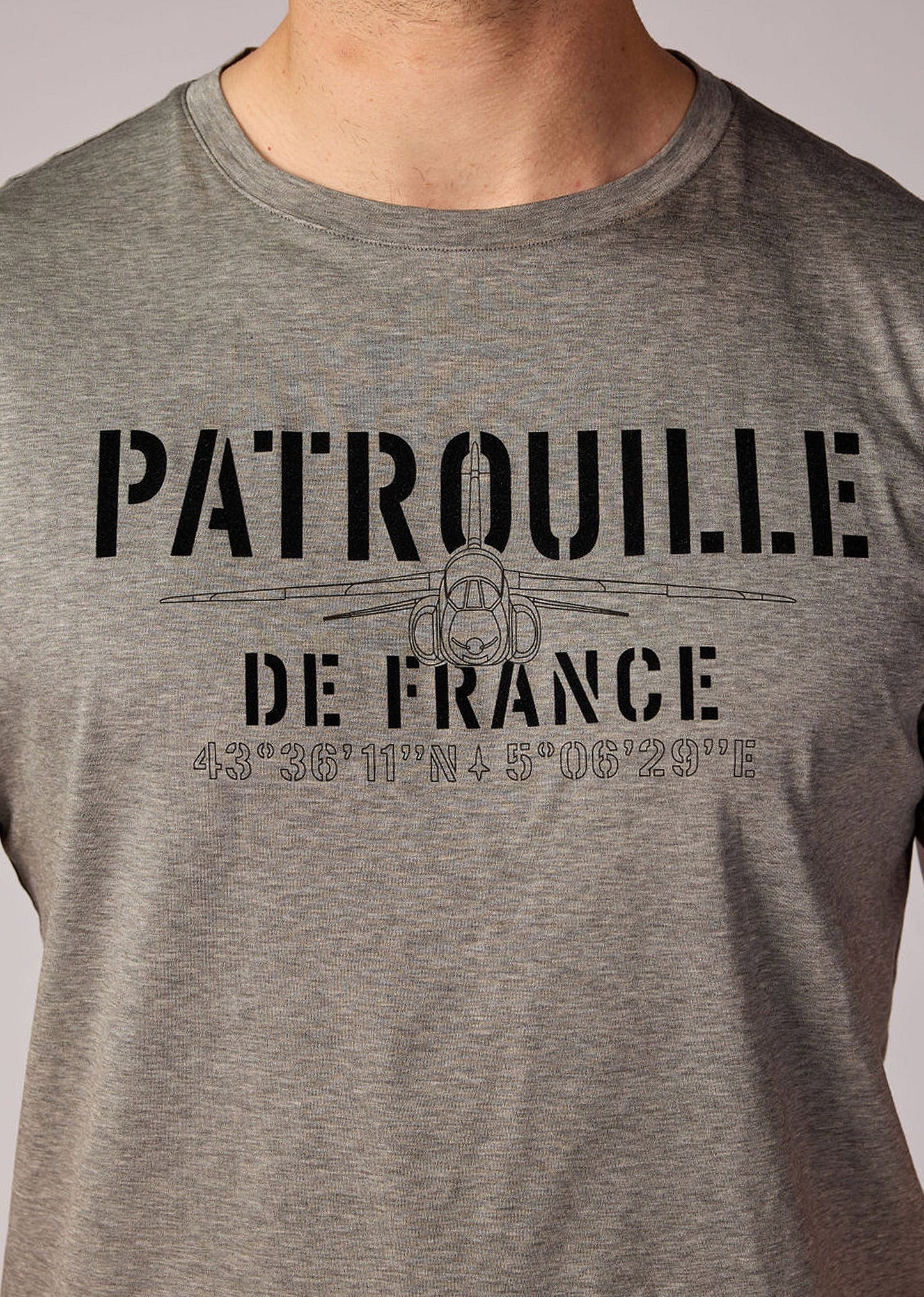 T-shirt gris AERO MERCERISE