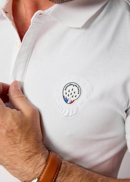 Polo blanc AIGLE GARROS