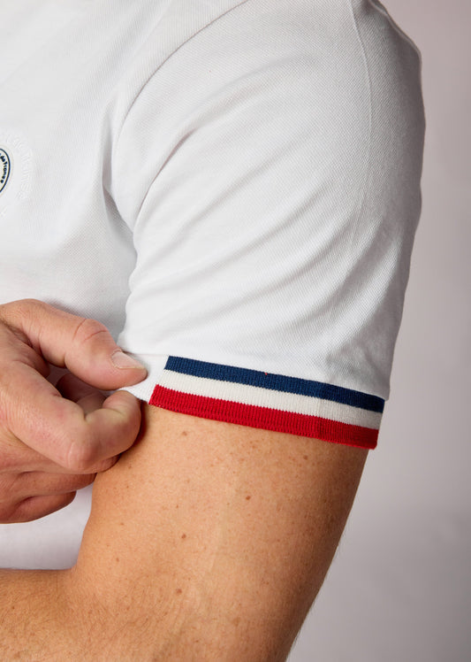 Polo blanc AIGLE GARROS