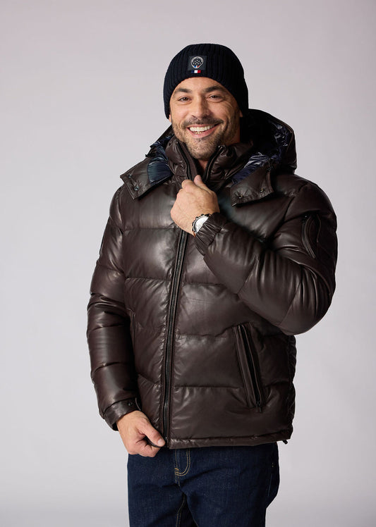 Cuir marron ALSACE PREMIUM